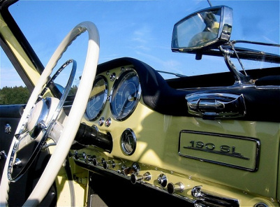 Mercedes 190 sl dashboard #2